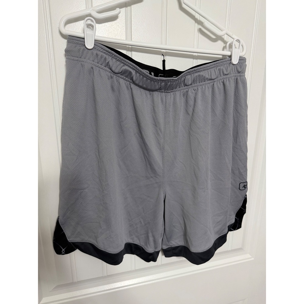 AND1 Basketball Shorts Mens XL Gray Mesh Athletic Gym‎ Sportswear